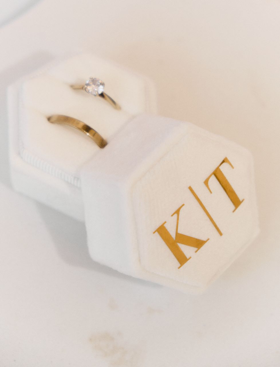 Personalized Velvet Ring Box