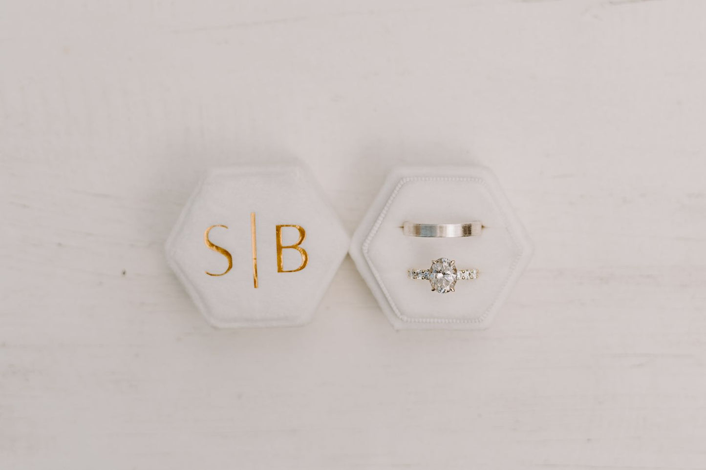Personalized Velvet Ring Box